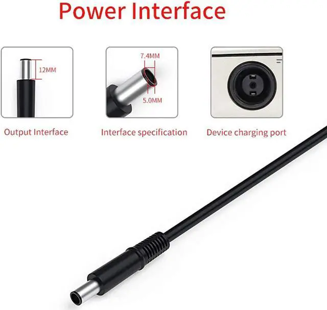 Alt view image 3 of 5 - 180W Ac Charger Fit For Dell Dock D6000 D6000S Wd19 Business Wd15 Monitor Dock K17A, Thunderbolt Dock Tb16 K16A,Docking Station Wd19Tb K20A, Wd19 Ac Charger Adapter Cord