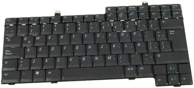Alt view image 2 of 2 - Spanish -Dell OEM Inspiron 500m 600m 8500 8600 9100 Laptop Keyboard 1M708