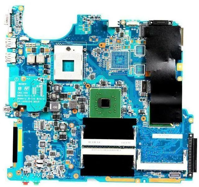 Alt view image 2 of 7 - Sony Vaio VGN-FS90PS Series 2 Slots DDR2 SDRAM Laptop Motherboard A-1174-007-A