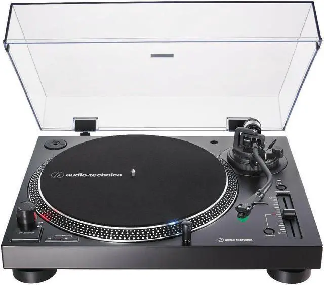 Alt view image 11 of 17 - Audio-Technica AT-LP120XUSB Direct-Drive Turntable (Analog & USB) in Black