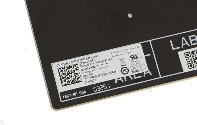 Alt view image 11 of 11 - New Dell OEM Latitude 5400 Backlit Laptop Keyboard Dual Point 3J9FC