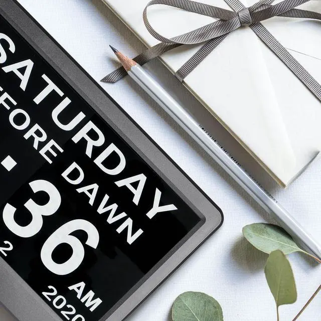 Alt view image 7 of 14 - Yescom 10" LCD Day Clock Digital Calendar Dementia Display Elderly Home Office