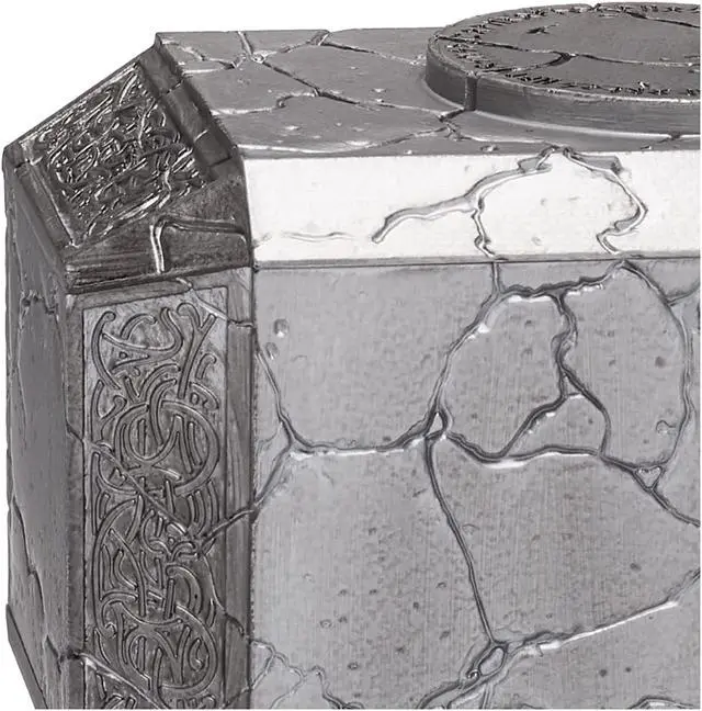 Alt view image 7 of 7 - Marvel Legends Mighty Thor Mjolnir Premium Electronic Roleplay Hammer with Lights and Sound FX, Mighty Thor Love and Thunder Roleplay Item