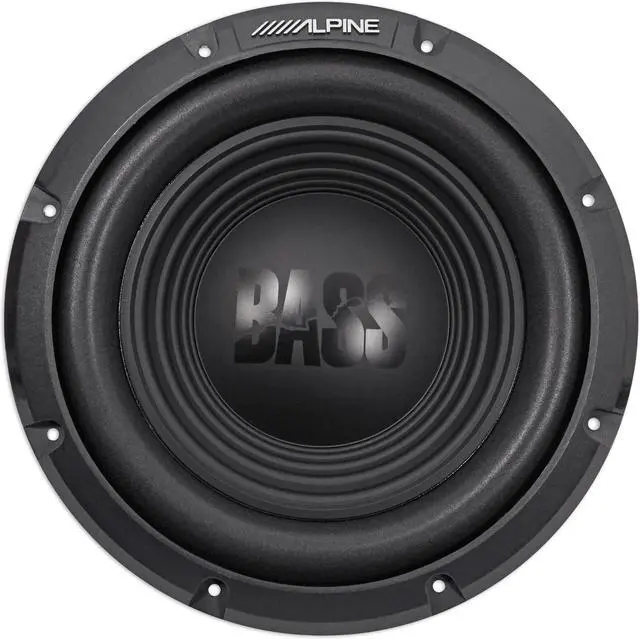 Alt view image 6 of 15 - Alpine W10S4 10" 750 Watt Peak 250 Watt RMS 4-Ohm Car Audio Subwoofer Sub