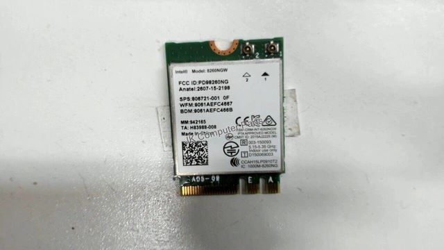 Alt view image 2 of 3 - 806721-001 Intel Dual Band-AC 8260NGW WiFi & BT 4.2 combo