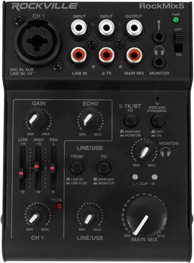 Alt view image 2 of 7 - Rockville 1-Person Podcast Podcasting Recording Kit w/Mic+Stand+Headphones