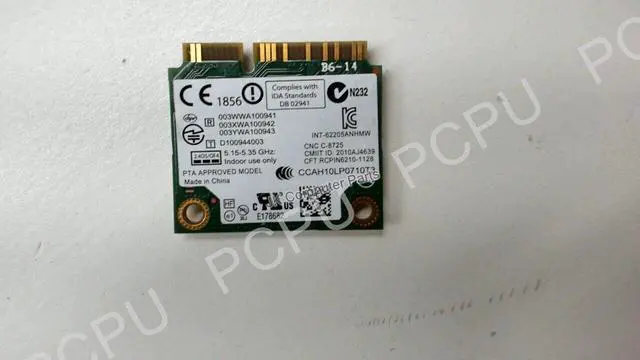 Alt view image 10 of 10 - Dell Latitude E6320 13.3" Laptop Wifi Wireless Card 62205ANHMW X9JDY 0X9JDY