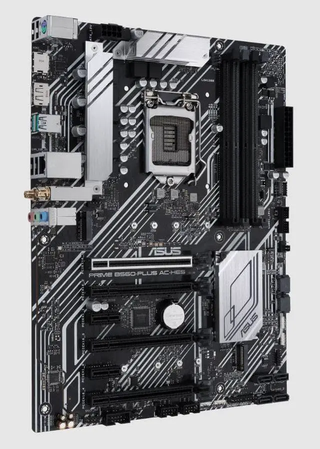 Alt view image 2 of 4 - ASUS PRIME B560-PLUS AC-HES Intel B560 LGA 1200 ATX M.2 Desktop Motherboard B