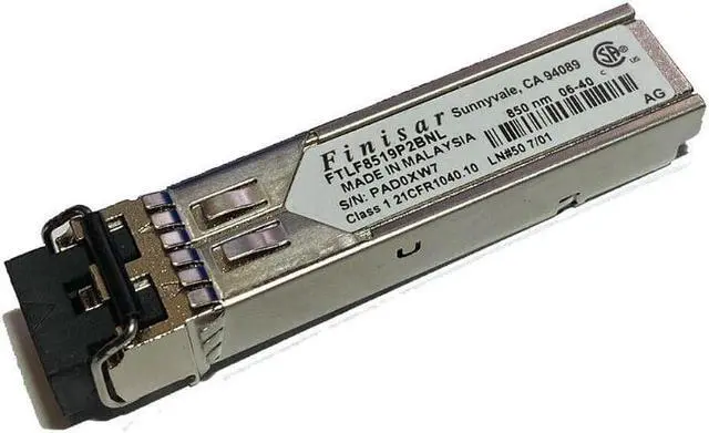 Alt view image 4 of 4 - Finisar FTLF8519P2BNL 1000Base-SX SFP Transceiver Module