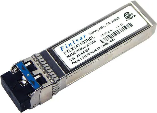 Alt view image 9 of 10 - Finisar FTLX1471D3BCL Datacom SFP+ Transceiver
