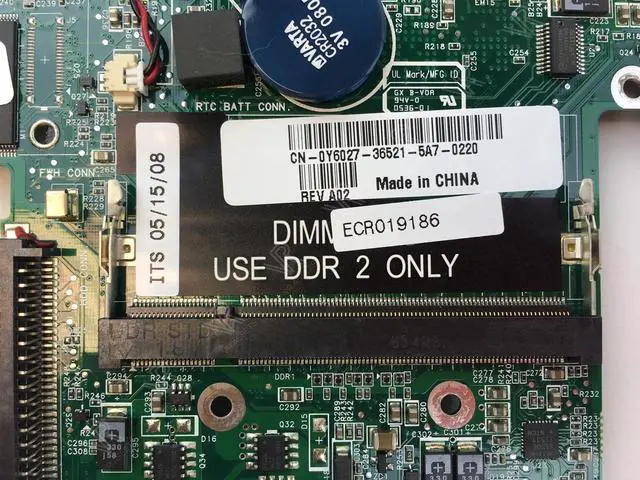 Alt view image 8 of 10 - Dell OEM Latitude D410 1.73GHz  Motherboard Y6027