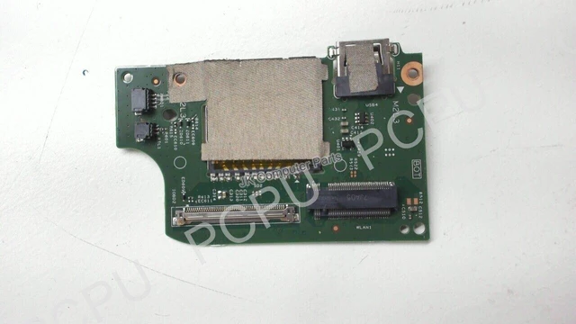 Alt view image 6 of 6 - Dell OEM Inspiron 7375 2-in-1 USB SD Card Reader IO Circuit Board V4DT1