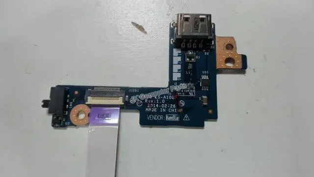 Alt view image 7 of 8 - Dell OEM Latitude E5540 WiFi Switch USB Port IO Circuit Board F15G3