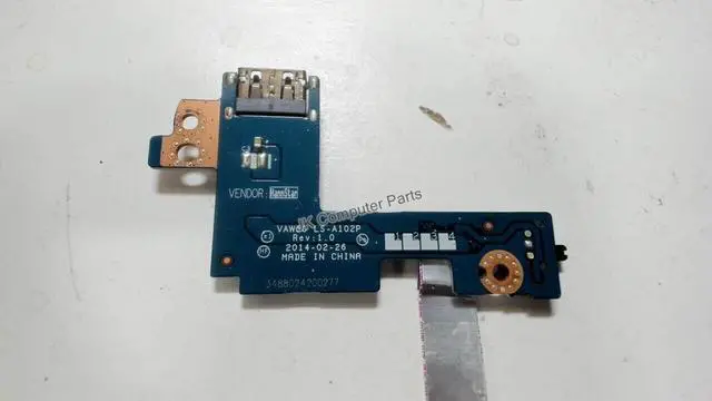 Alt view image 8 of 8 - Dell OEM Latitude E5540 WiFi Switch USB Port IO Circuit Board F15G3