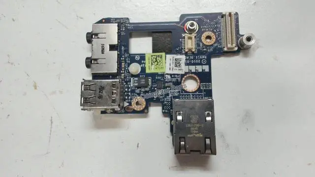 Alt view image 4 of 5 - Dell OEM Latitude E6410 Audio Ports USB RJ-45 Circuit Board for UMA  N3R3T