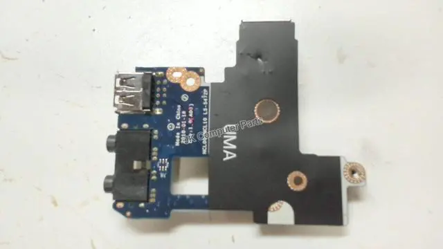 Alt view image 5 of 5 - Dell OEM Latitude E6410 Audio Ports USB RJ-45 Circuit Board for UMA  N3R3T