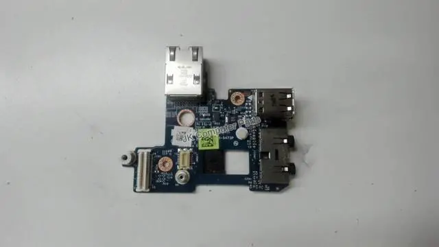 Alt view image 3 of 4 - Dell OEM Latitude E6410 Audio Ports USB RJ-45 Circuit Board for Discrete  KHKG5