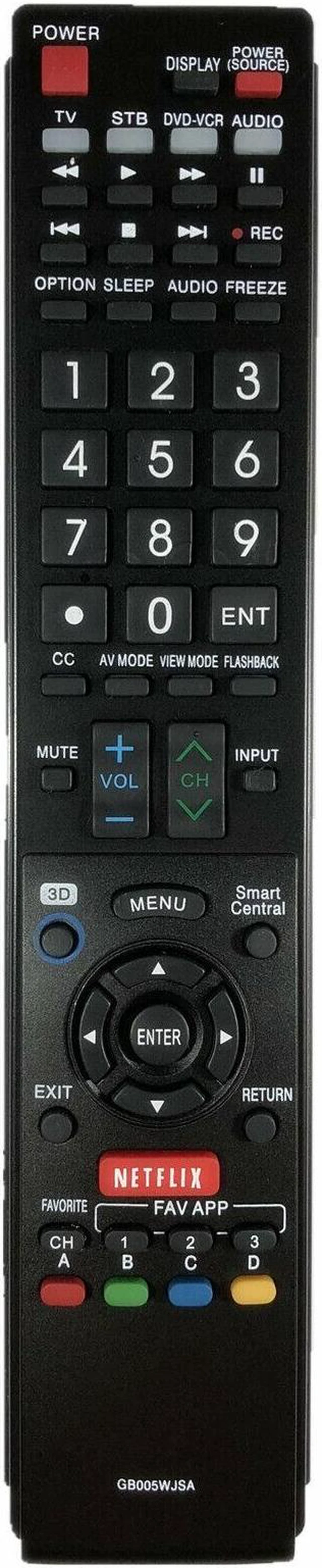 Main image of NEW TV Remote GB005WJSA for SHARP AQUOS TV GA890WJSA GB118WJSA GB004WJSA
