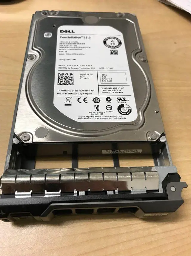 Main image of THGNN 0THGNN DELL CONSTELLATION 3.5" ES.3 4TB 6G 7.2K LFF 3.5" SATA HARD DRIVE