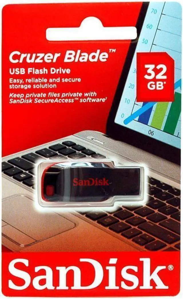 Alt view image 2 of 3 - Sandisk Cruzer Blade 32gb Usb Flash Drive Thumb Pen Memory Stick SDCZ50 Lot 50