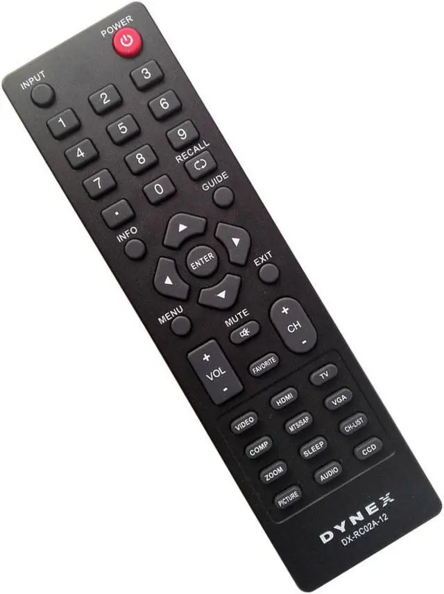 Alt view image 5 of 6 - New DX-RC02A-12 Remote Control for Dynex LCD 32" 40"  TV DXRC02A12 DX-40L261A12