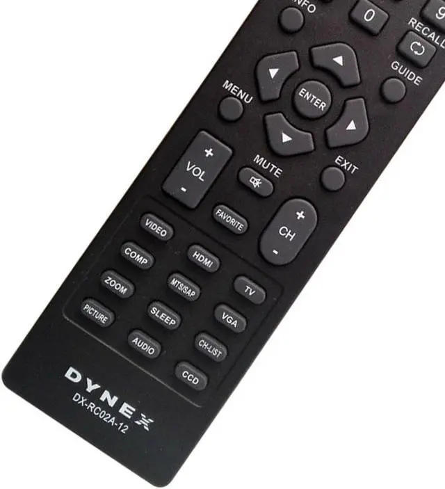 Alt view image 2 of 6 - New DX-RC02A-12 Remote Control for Dynex LCD 32" 40"  TV DXRC02A12 DX-40L261A12
