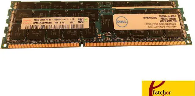 Main image of 32GB (16GB X 2) Dell Original Memory SNPMGY5TC/16G For Dell PowerEdge & Works