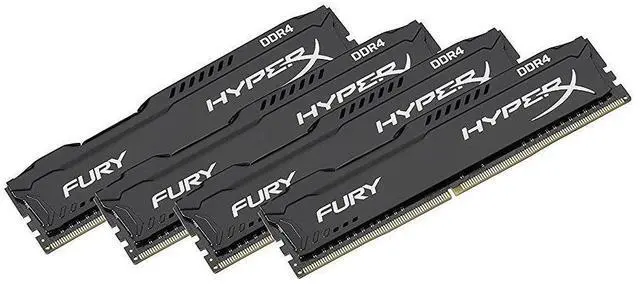Alt view image 2 of 3 - Kingston HX426C16FBK4/64 64GB (4 x 16GB) DDR4 2666 (PC4 21300) Memory (Desktop Memory)