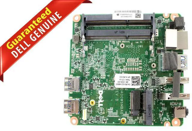 Main image of Dell Chromebox 3010 Intel Celeron 2955U HDMI RJ-45 Motherboard w/Heatsink RJXD2