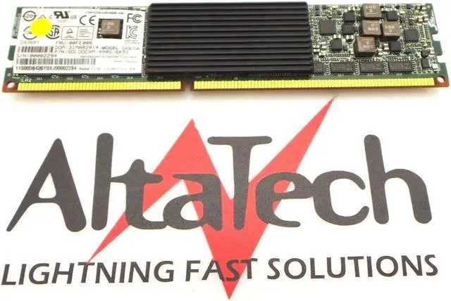 Main image of Lenovo 00FE006 eXFlash 400GB DDR3 Storage DIMM - SDLOOCFM-400G-6KB1 - FA07732