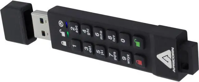 Alt view image 4 of 5 - Apricorn Secure Key 3z - USB 3.1 Flash Drive-128GB