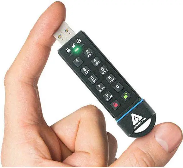 Alt view image 3 of 5 - Apricorn Secure Key 3z - USB 3.1 Flash Drive-128GB