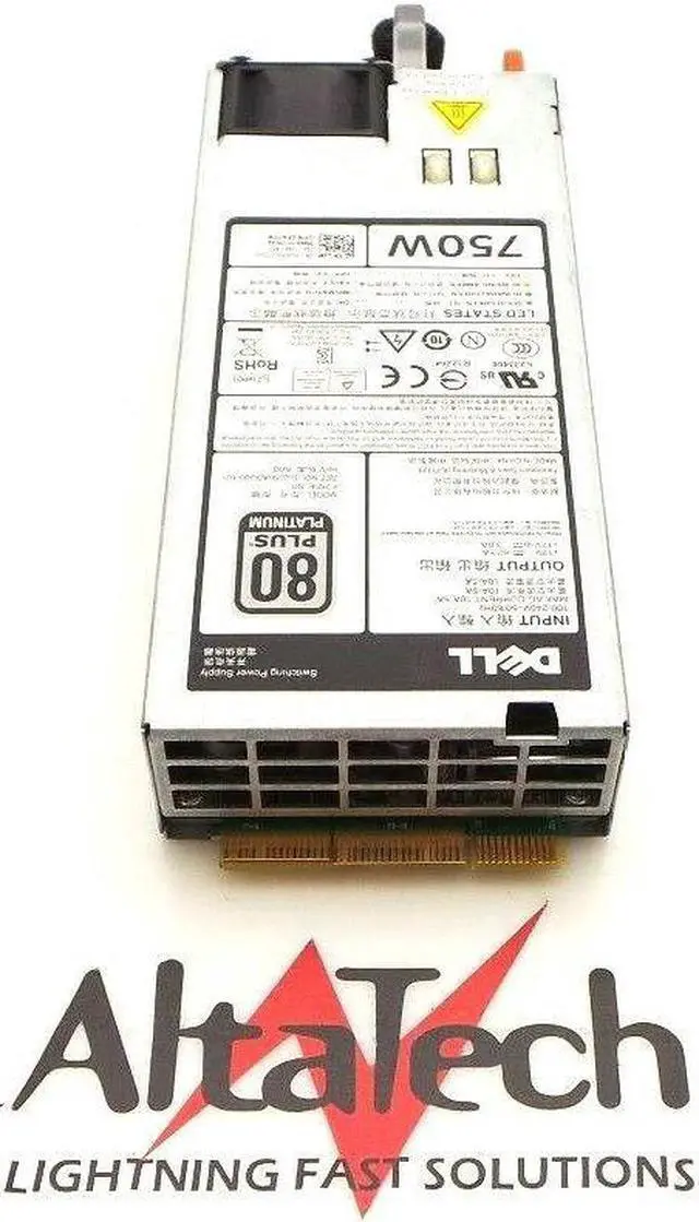 Alt view image 3 of 4 - 06W2PW Dell PowerEdge R720 Server Flextronics 750W PSU Power Supply Unit - 6W2PW