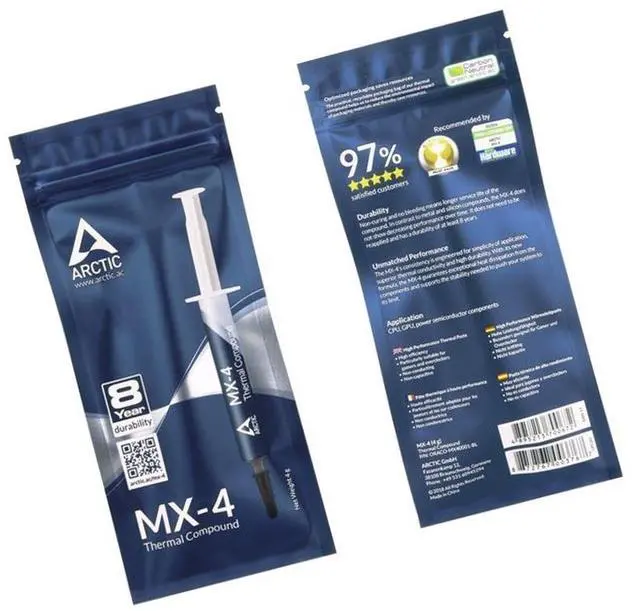 Alt view image 2 of 4 - ARCTIC MX-4 - Thermal Compound Paste, Carbon Based High Performance, Heatsink...