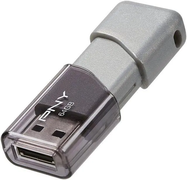 Alt view image 3 of 5 - PNY Turbo 32GB USB 3.0 Flash Drive - P-FD32GTBOP-GE GREY