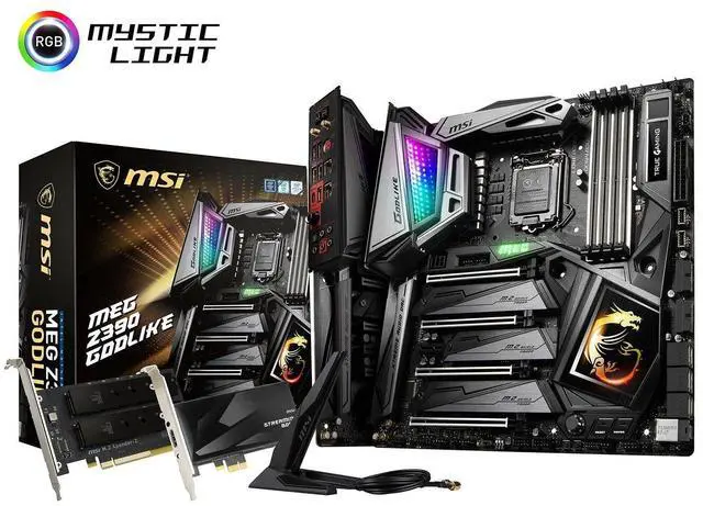 Main image of MSI MEG Z390 GODLIKE LGA1151 (Intel 8th and 9th Gen) M.2 USB 3.1 Gen 2 DDR4 W...