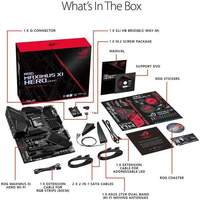 Alt view image 6 of 6 - ASUS ROG Maximus XI Hero (Wi-Fi) Z390 Gaming Motherboard LGA1151 (Intel 8th 9th