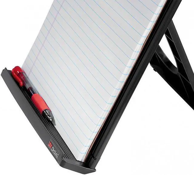 Alt view image 3 of 5 - 3M Desktop Document Holder with Adjustable Clip, Holds Letter, Legal and A4...