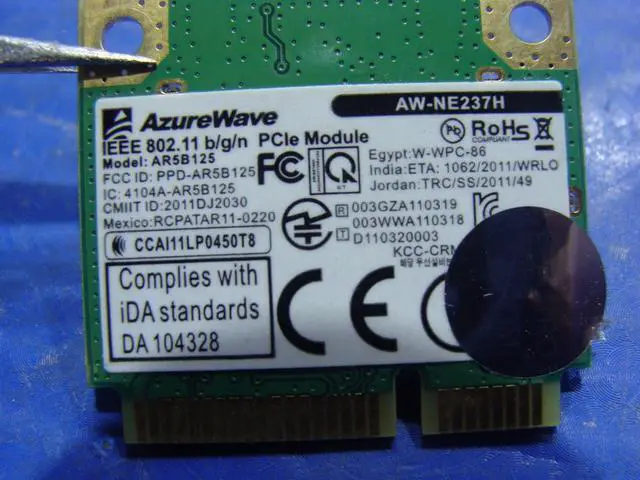 Alt view image 2 of 3 - Asus 13.3" Q301L-BSI5T17 Original WIFI Wireless Card AW-NE237H AR5B125 GLP*