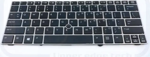 Main image of HP Elitebook 2170p Backlit Laptop Keyboard 700680-001 W/Pointer Grade A Tested