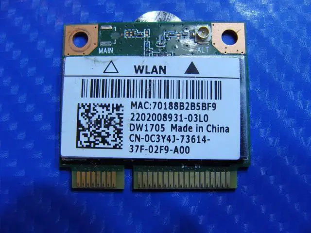 Main image of Dell Inspiron 15.6" 15-3521 Genuine Wireless WIFI Card WLAN C3Y4J DW1705 GLP*