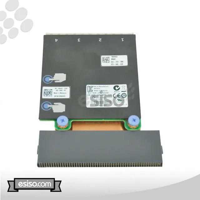 Alt view image 2 of 2 - 0P71JP Dell Intel X540 Base-T2 Quad Port 2 10Gb 2 1Gb RJ-45 Network Daughter Car