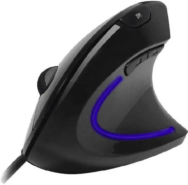 Alt view image 2 of 2 - Adesso Imouse E1 - Vertical Ergonomic Illuminated Mouse - Optical - (imousee1)