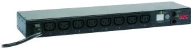 Alt view image 3 of 5 - APC Rack PDU, Switched, 1U, 12A/208V, 10A/230V, [8]C13 (ap7920b)