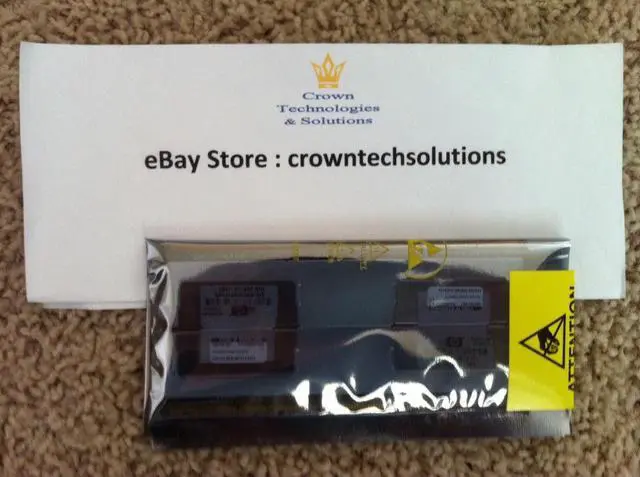 Alt view image 2 of 2 - 647901-B21 HP 16GB (1X16GB) DUAL RANK X4 PC3L-10600 REG MEMORY FOR G8