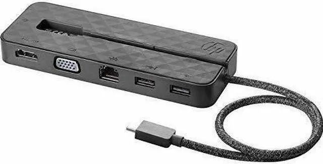 Main image of New Genuine HP USB Type-C Travel Docking Station 1PM64AA#ABA 1PM64AA