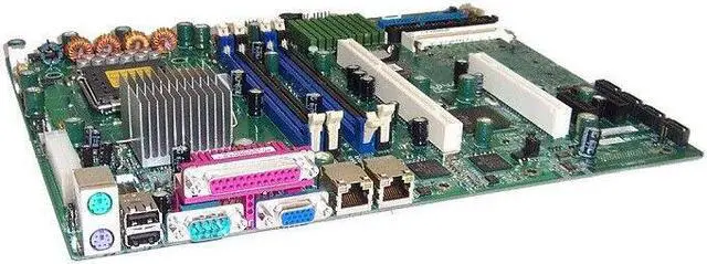Alt view image 2 of 2 - MOTHERBOARD SKT 775, V/2LAN/S/2USB,REV 1.2