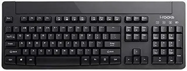 Alt view image 2 of 6 - i-Rocks IRK77RP-BK 2.4GHz RF Wireless Multimedia Keyboard Mouse Combo for PC