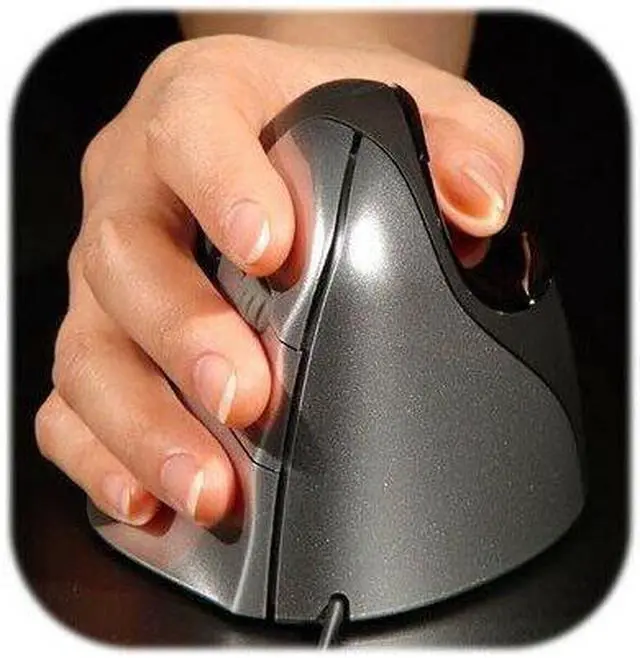 Alt view image 4 of 6 - Evoluent VM4R VerticalMouse 4 Ergonomic USB Mouse Med to Large Right Hand