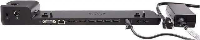 Alt view image 2 of 2 - HP D9Y32UT#ABA UltraSlim Dock 2013 - for Notebook - Proprietary - 4 x USB 3.0